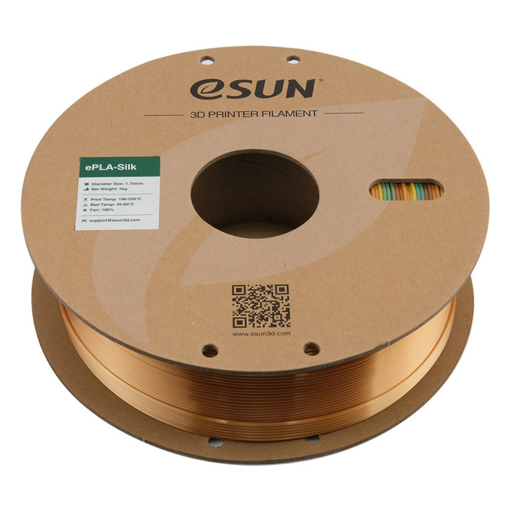 eSun - eSilk PLA - Rainbow Multicolor - 1,75 mm - 1 kg