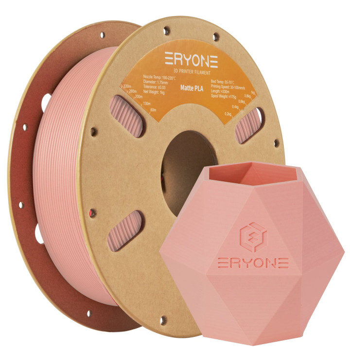 Filament PLA Mat Eryone 1,75 mm ±0,03 mm — Bobine 1 kg