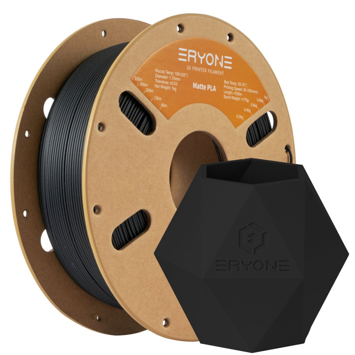 Filament PLA Mat Eryone 1,75 mm ±0,03 mm — Bobine 1 kg