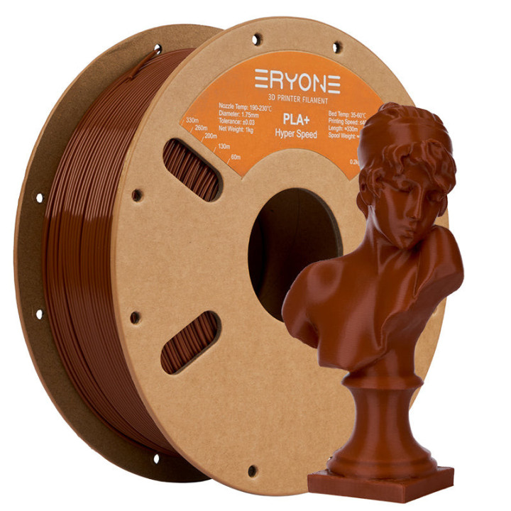 Filament PLA+ pour imprimante 3D Eryone – 1,75mm ±0,03mm (1kg)