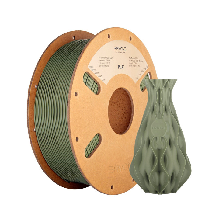 Filament PLA+ pour imprimante 3D Eryone – 1,75mm ±0,03mm (1kg)