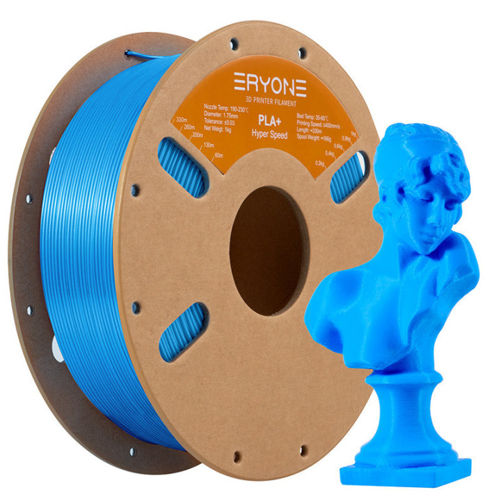 Filament PLA+ pour imprimante 3D Eryone – 1,75mm ±0,03mm (1kg)