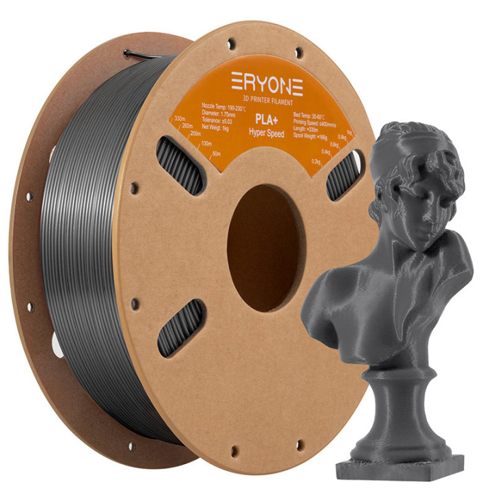 Filament PLA+ pour imprimante 3D Eryone – 1,75mm ±0,03mm (1kg)