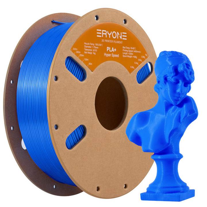 Filament PLA+ pour imprimante 3D Eryone – 1,75mm ±0,03mm (1kg)