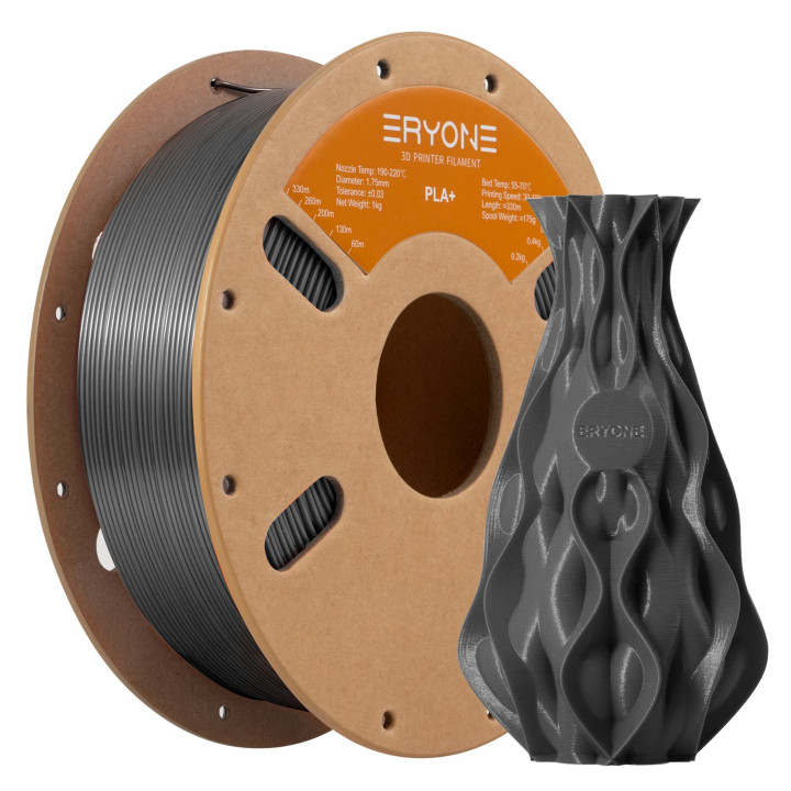 Filament PLA+ pour imprimante 3D Eryone – 1,75mm ±0,03mm (1kg)