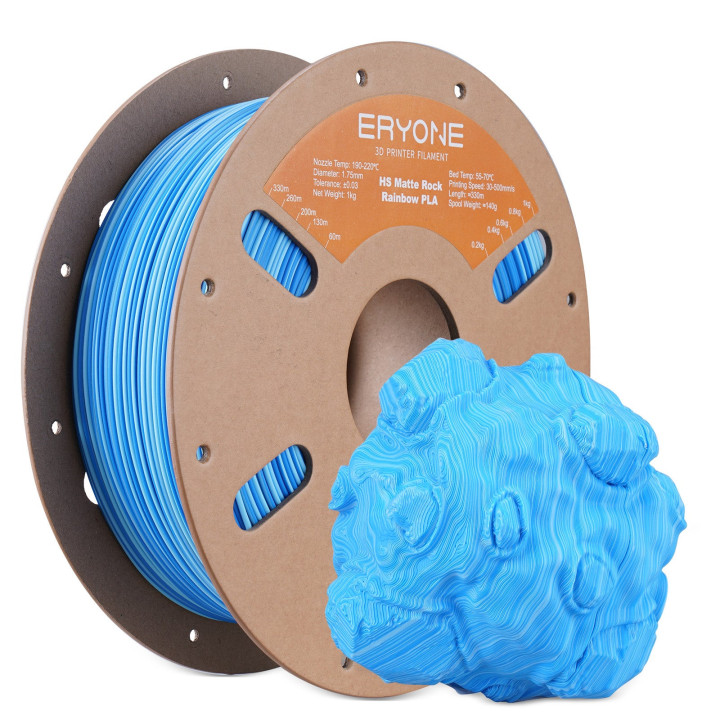Filament PLA Mat Haute Vitesse Eryone - 1,75mm ±0,03mm (1kg)