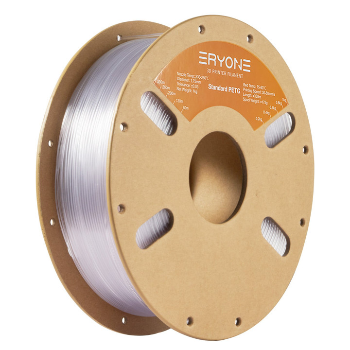 Filament PETG 1,75 mm ±0,03 mm – Bobine 1 kg | Eryone