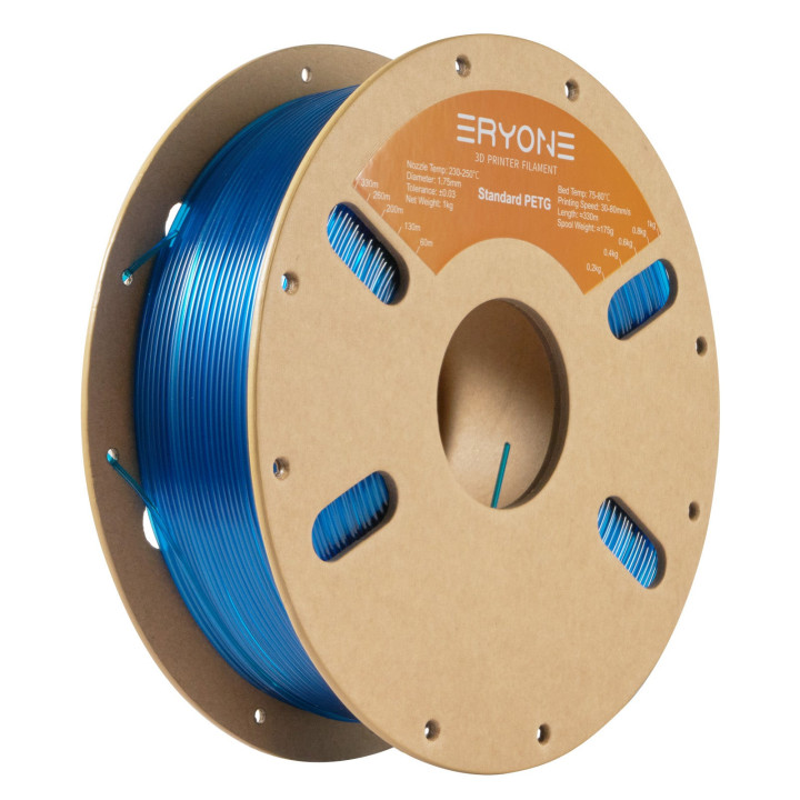 Filament PETG 1,75 mm ±0,03 mm – Bobine 1 kg | Eryone