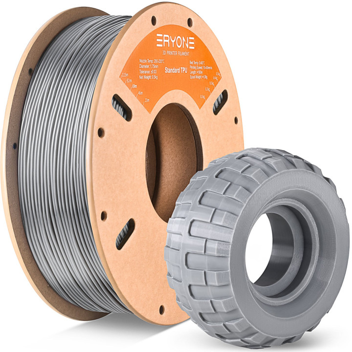 Filament TPU Flexible Eryone 1,75mm ±0,03mm — Bobine 0,5 kg & 1 kg
