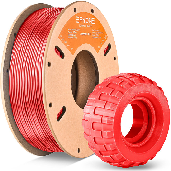 Filament TPU Flexible Eryone 1,75mm ±0,03mm — Bobine 0,5 kg & 1 kg