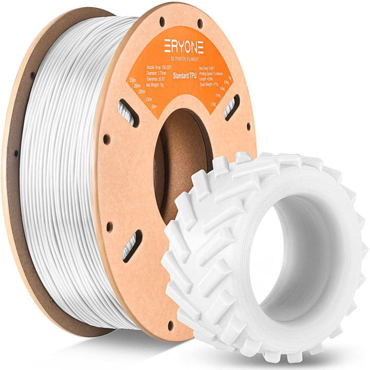 Filament TPU Flexible Eryone 1,75mm ±0,03mm — Bobine 0,5 kg & 1 kg