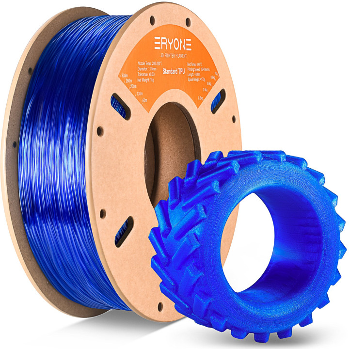 Filament TPU Flexible Eryone 1,75mm ±0,03mm — Bobine 0,5 kg & 1 kg