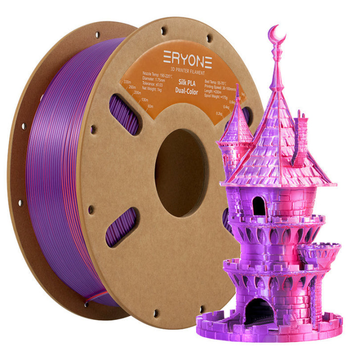 (Pré-vente) Collection PLA Nouvelles Couleurs Eryone – 1 kg (Min. 10 bobines, mixables)