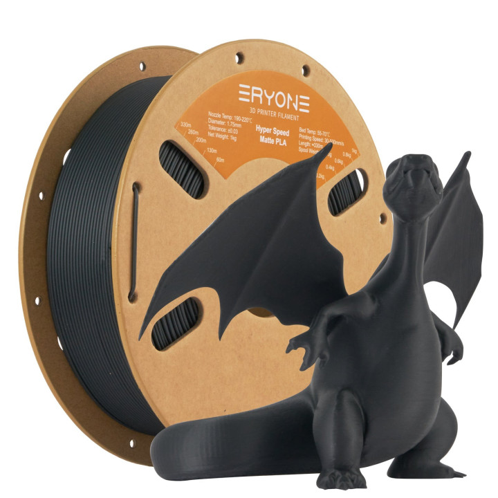 Filament PLA Mat Haute Vitesse Eryone - 1,75mm±0,03mm (1kg)