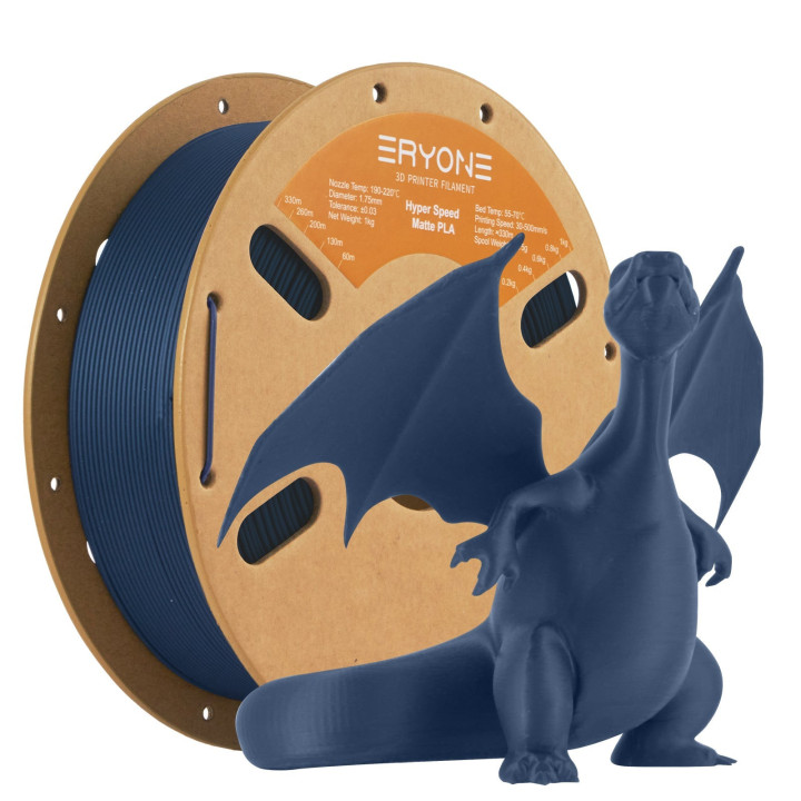 Filament PLA Mat Haute Vitesse Eryone - 1,75mm±0,03mm (1kg)