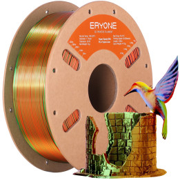Filament PLA Haute Vitesse Tricolore Soie Eryone - 1,75mm ±0,03mm (1kg)