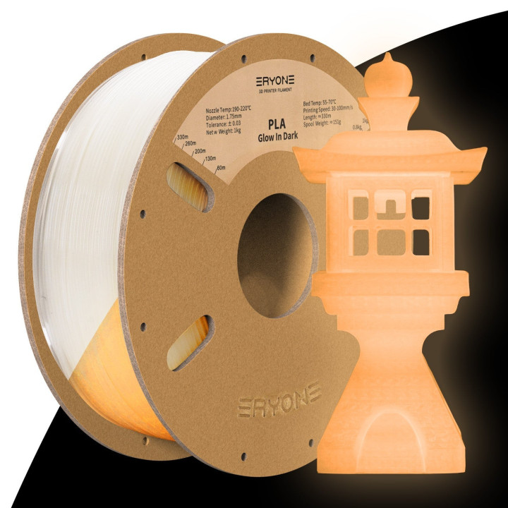 (Pré-vente) Filament PLA Toutes Couleurs - 1,75mm±0,03mm (1kg) (Min. 20 bobines, mixable)