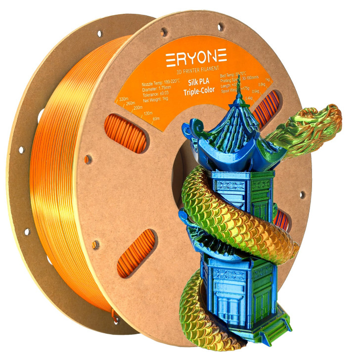 (Pré-vente) Filament PLA Toutes Couleurs - 1,75mm±0,03mm (1kg) (Min. 20 bobines, mixable)