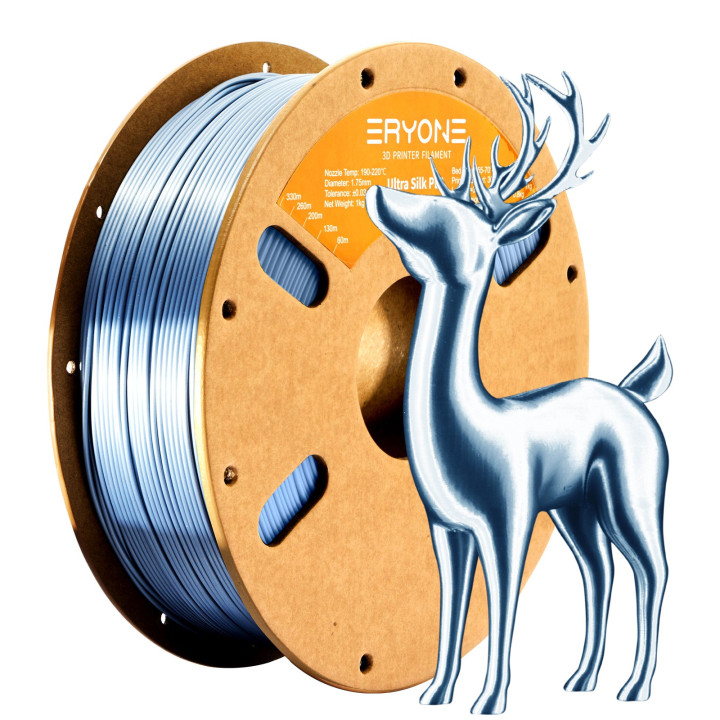 (Pré-vente) Filament PLA Toutes Couleurs - 1,75mm±0,03mm (1kg) (Min. 20 bobines, mixable)