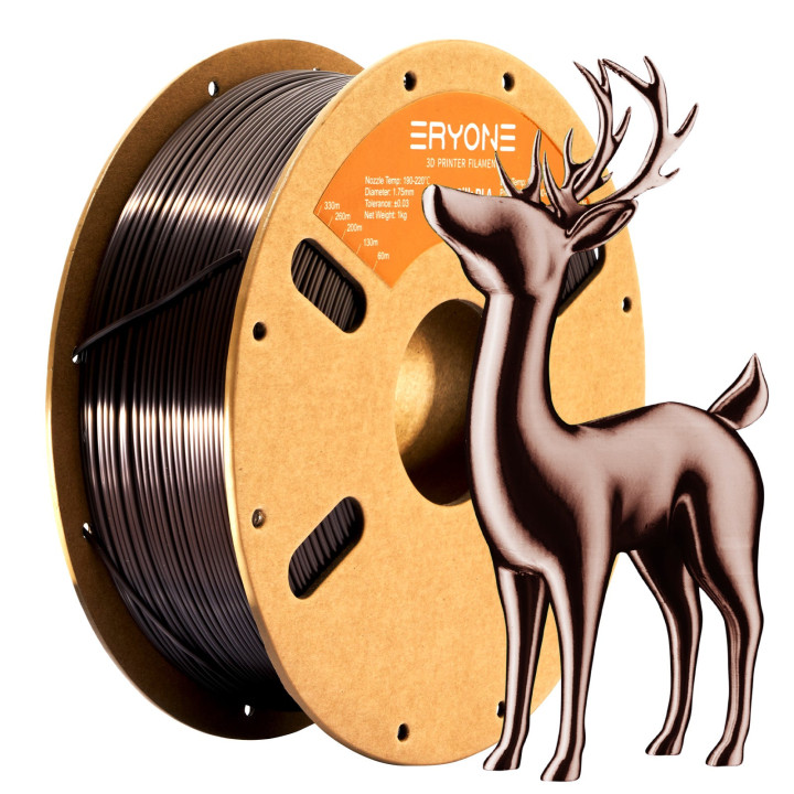 (Pré-vente) Filament PLA Toutes Couleurs - 1,75mm±0,03mm (1kg) (Min. 20 bobines, mixable)
