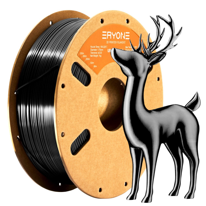 (Pré-vente) Filament PLA Toutes Couleurs - 1,75mm±0,03mm (1kg) (Min. 20 bobines, mixable)