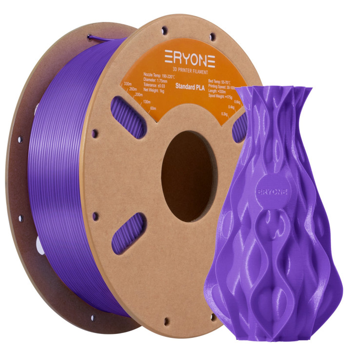 (Pré-vente) Filament PLA Toutes Couleurs - 1,75mm±0,03mm (1kg) (Min. 20 bobines, mixable)