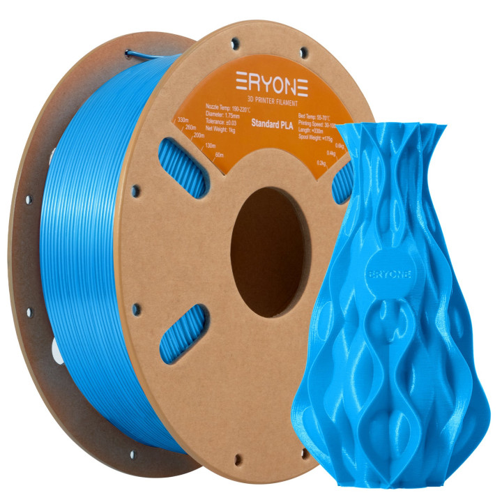 (Pré-vente) Filament PLA Toutes Couleurs - 1,75mm±0,03mm (1kg) (Min. 20 bobines, mixable)