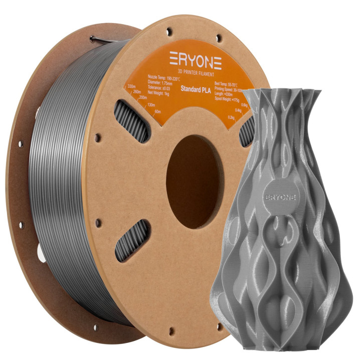 (Pré-vente) Filament PLA Toutes Couleurs - 1,75mm±0,03mm (1kg) (Min. 20 bobines, mixable)