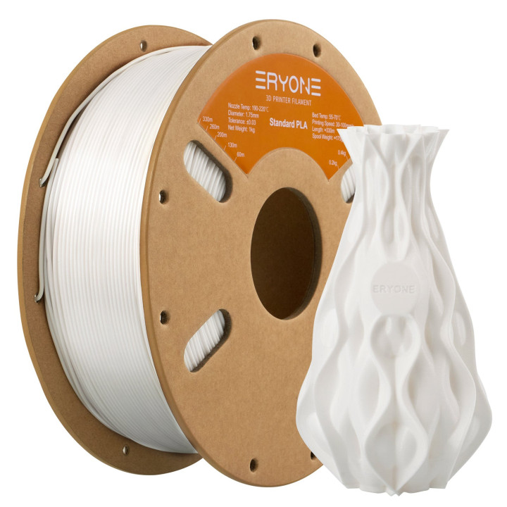 (Pré-vente) Filament PLA Toutes Couleurs - 1,75mm±0,03mm (1kg) (Min. 20 bobines, mixable)