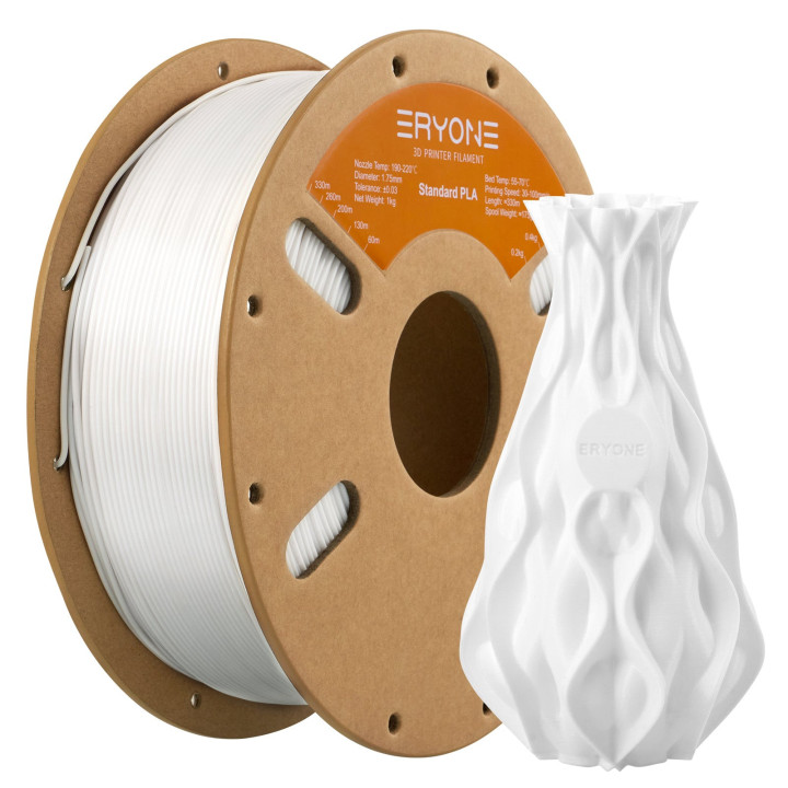 (Pré-vente) Filament PLA Toutes Couleurs - 1,75mm±0,03mm (1kg) (Min. 20 bobines, mixable)