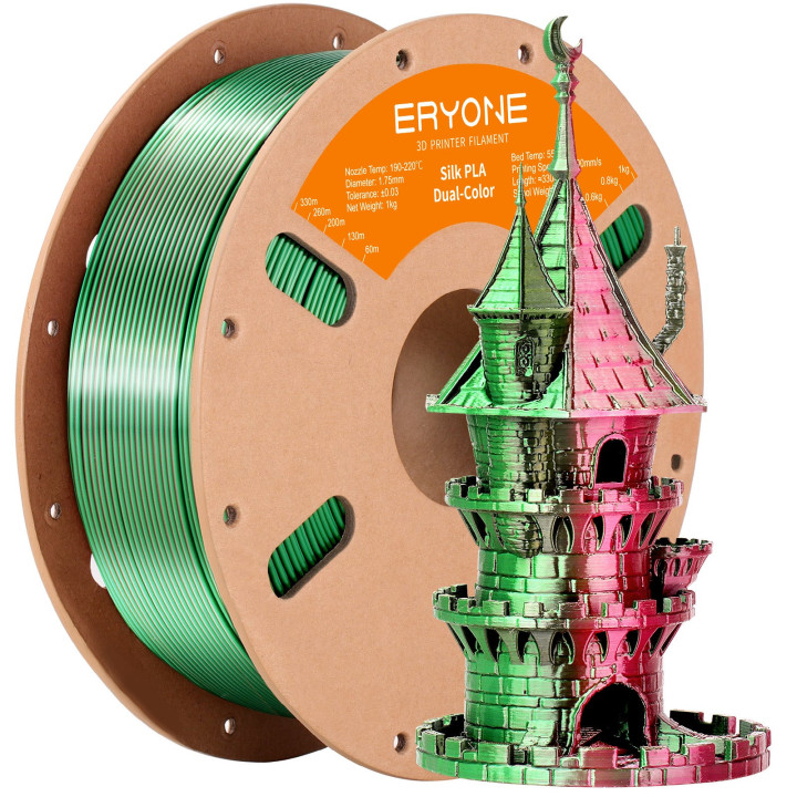 (Pré-vente) Filament PLA Toutes Couleurs - 1,75mm±0,03mm (1kg) (Min. 20 bobines, mixable)
