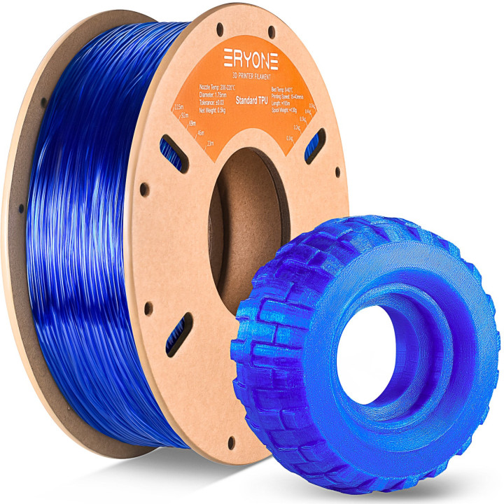 (Prévente) Filament TPU Eryone 1,75 mm ± 0,03 mm — 0,5 kg (lot de 20, mélangeable)