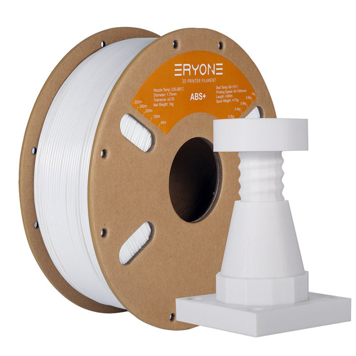 (Pré-vente) Filament ABS 1,75 mm ±0,03 mm — 1 kg (MOQ : 20 bobines, mixable)