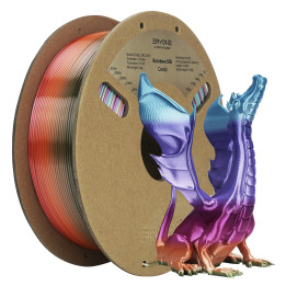 Filament PLA Soie Arc-en-Ciel - 1,75mm ±0,03mm (1kg)