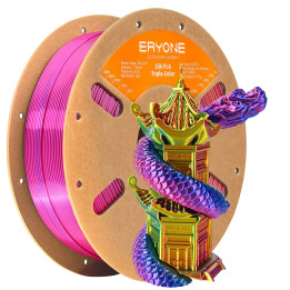 Filament PLA Silk Triple Couleur - 1,75mm ±0,03mm (1kg)