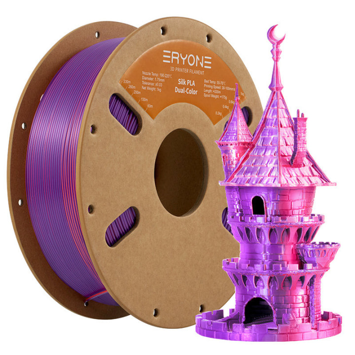 Filament PLA Silk Bicolore - 1,75mm±0,03mm (1kg)