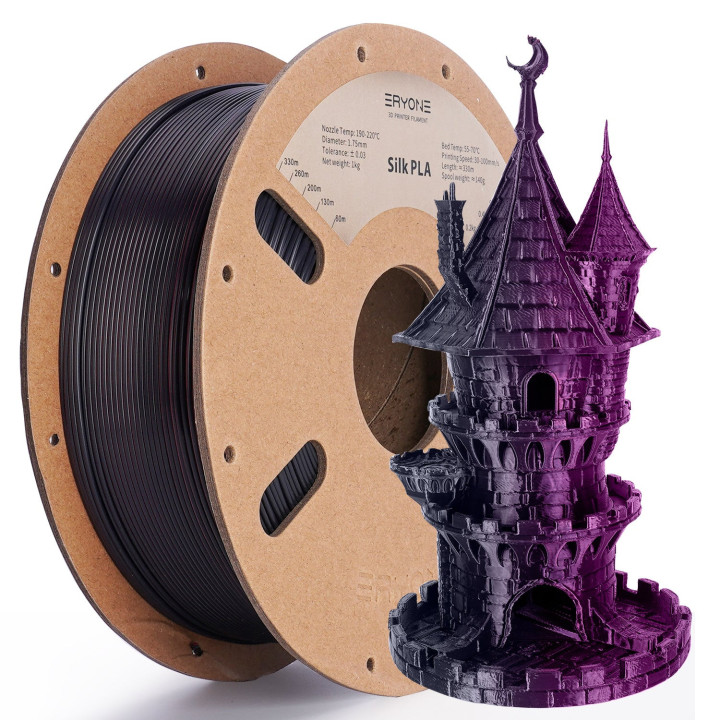 Filament PLA Silk Bicolore - 1,75mm±0,03mm (1kg)