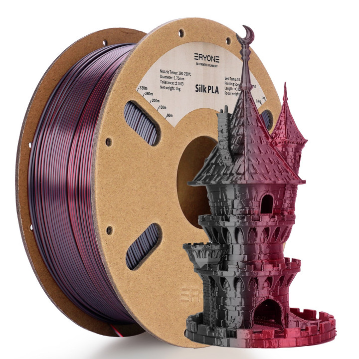 Filament PLA Silk Bicolore - 1,75mm±0,03mm (1kg)