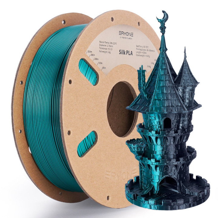 Filament PLA Silk Bicolore - 1,75mm±0,03mm (1kg)