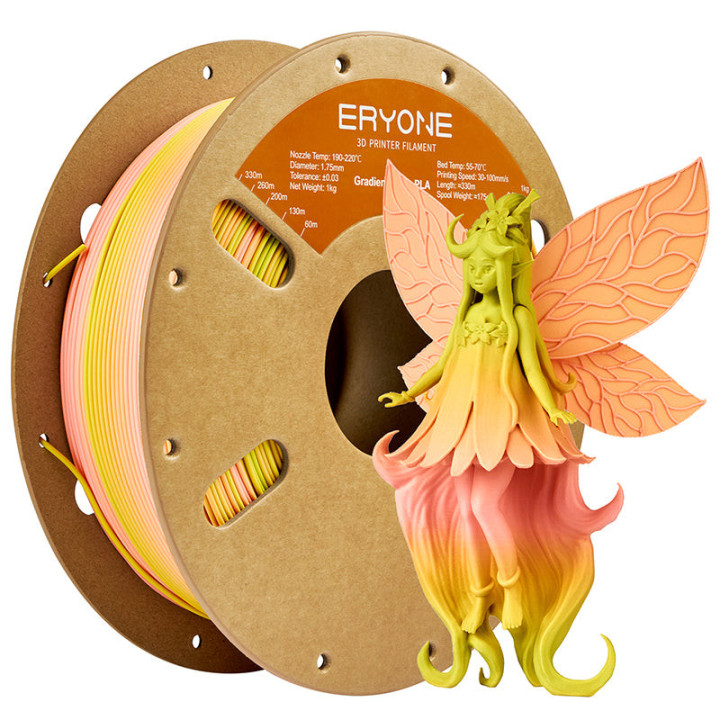 Filament PLA Matte Bicolore - 1,75mm±0,03mm (1kg)
