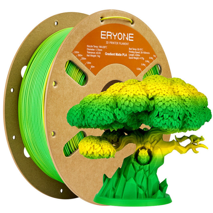 Filament PLA Matte Bicolore - 1,75mm±0,03mm (1kg)