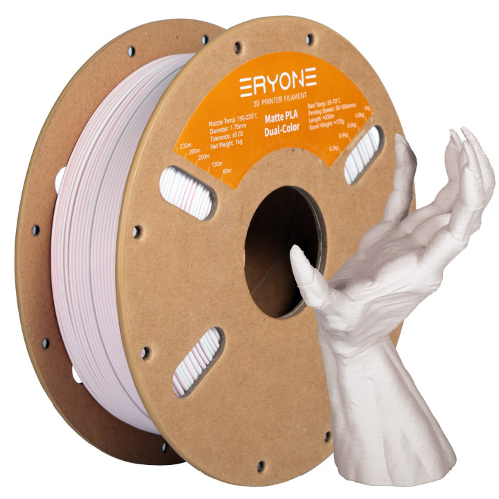 Filament PLA Matte Bicolore - 1,75mm±0,03mm (1kg)