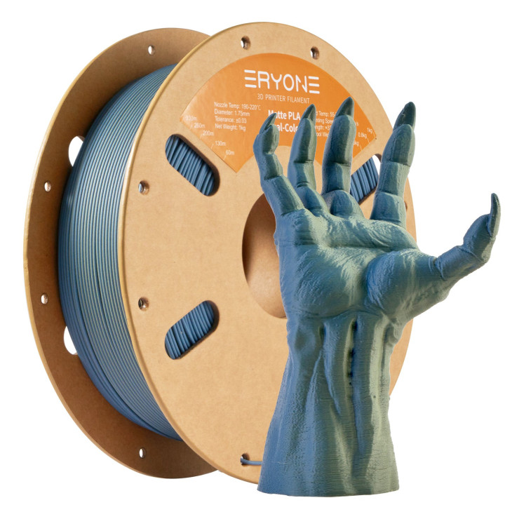Filament PLA Matte Bicolore - 1,75mm±0,03mm (1kg)