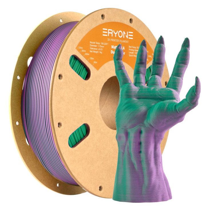 Filament PLA Matte Bicolore - 1,75mm±0,03mm (1kg)