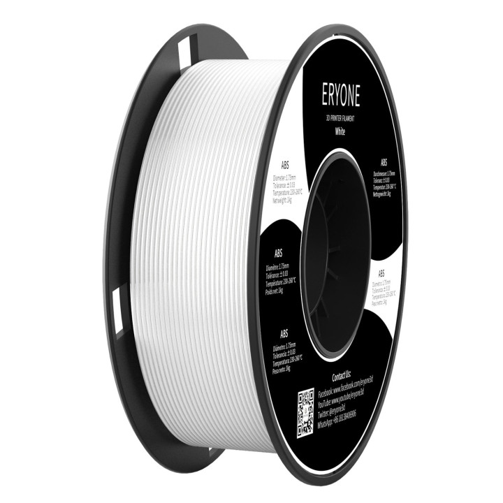 Filament ABS & ABS-CF Eryone – 1,75 mm ± 0,03 mm (1 kg)