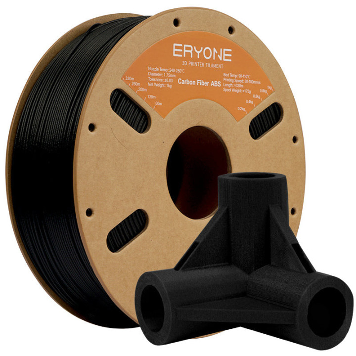Filament ABS & ABS-CF Eryone – 1,75 mm ± 0,03 mm (1 kg)