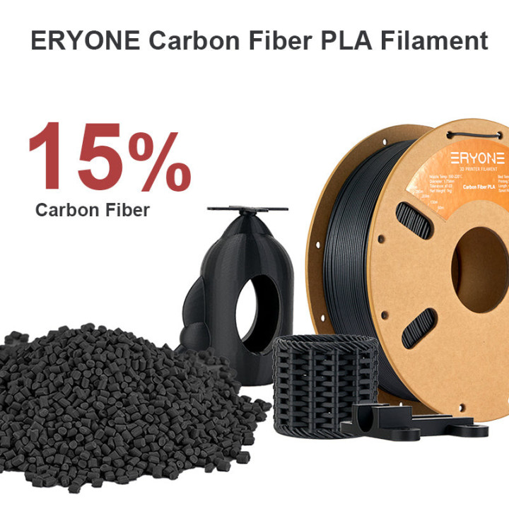 Filament PLA Fibre de Carbone Eryone 1,75mm ±0,03mm — Bobine 1 kg