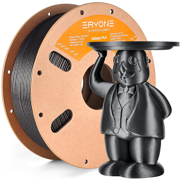 Filament PLA Galaxy Pailleté Scintillant - 1,75mm±0,03mm (1kg)