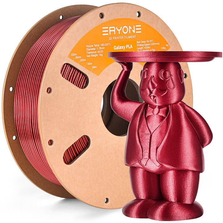 Filament PLA Galaxy Pailleté Scintillant - 1,75mm±0,03mm (1kg)