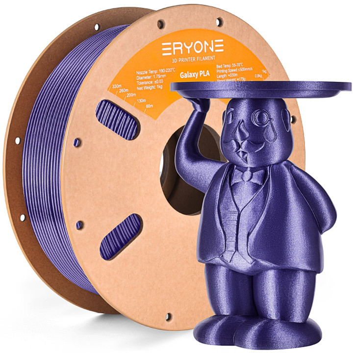 Filament PLA Galaxy Pailleté Scintillant - 1,75mm±0,03mm (1kg)